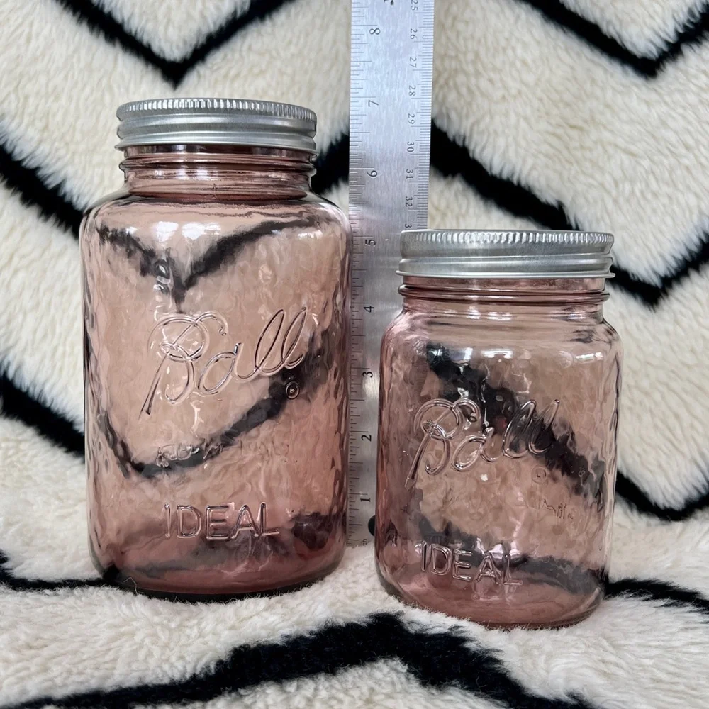 2 x Ball Mason Jars - Limited edition in Rose color - Food Grade - Picture 4 of 8